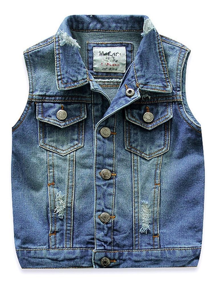 Amazon.com: Little Boys Girls Spring Autumn Denim Vest